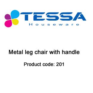 Metal Leg Chair with Handle