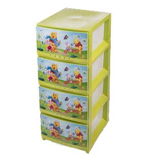 Marina Drawer 4 floors Winnie the Pooh design